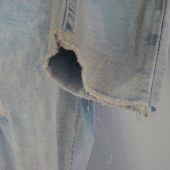 Justice High Rise Jeggings size 12 Jeans Button Fly Distressed - Picture 4 of 9